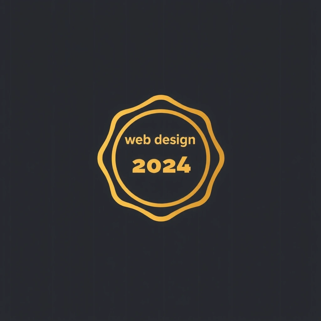 Iconiță reprezentând un premiu sau o distincție pentru design web.