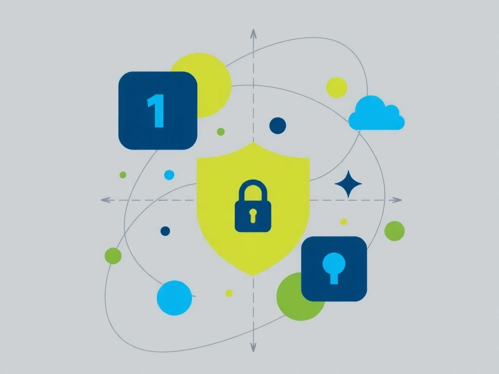 Ilustrație a securității datelor și confidențialității