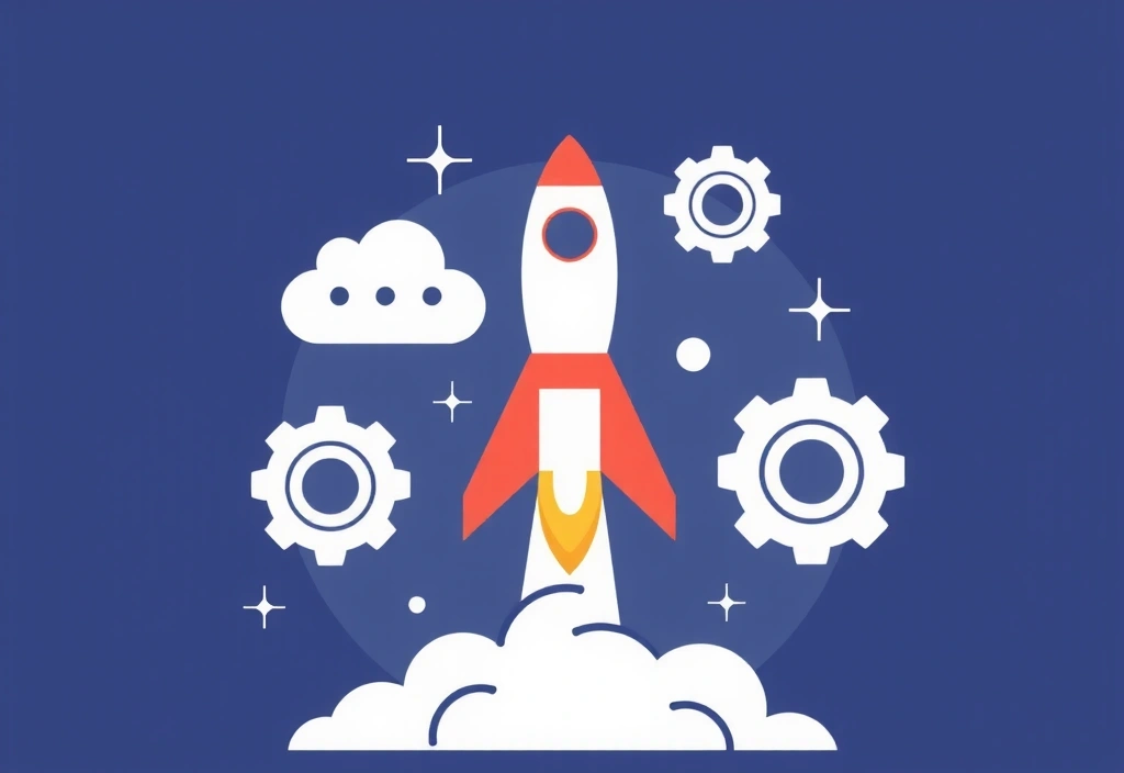 Ilustrație cu lansare web și suport post-lansare