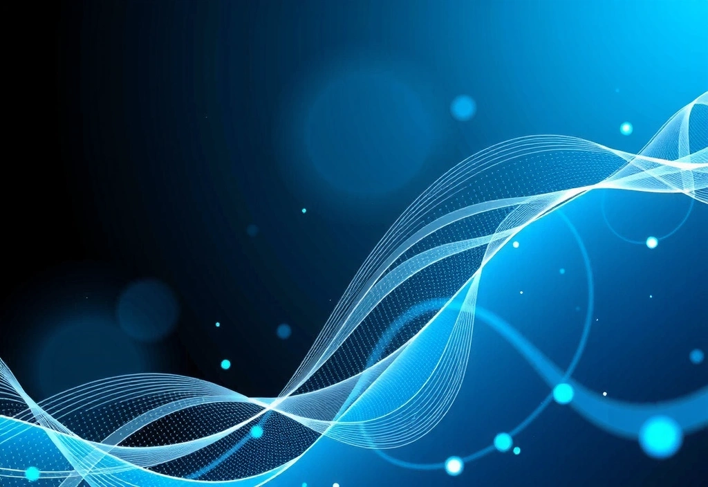 Ilustrație abstractă a serviciilor digitale, reprezentând inovația și tehnologia